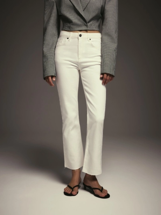 Джинсы GIRLFRIEND WHITE