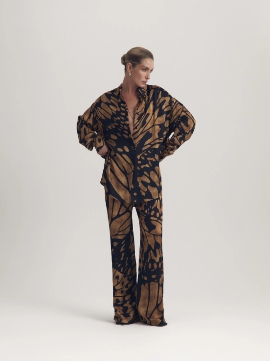 Брюки-клеш BUTTERFLY