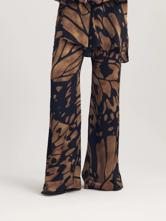 Брюки-клеш BUTTERFLY