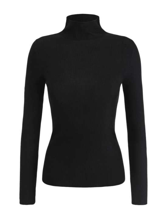 Лонгслив FLUFFY BLACK