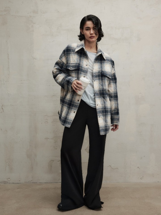 Купить Утепленная рубашка BOY цвет синий за 4 880 рублей