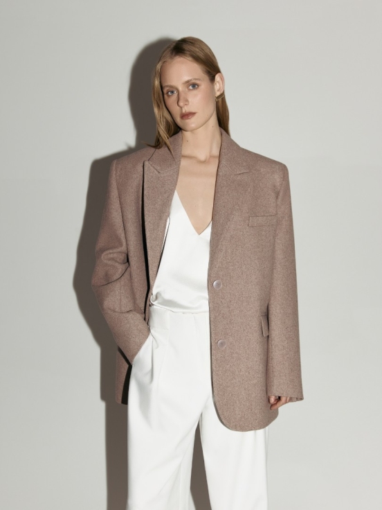 Бушлат MAJESTIC PEACH цвет пудровый