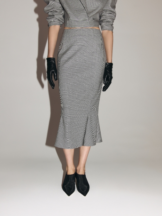 Юбка TRIBUTE цвет черно-белый