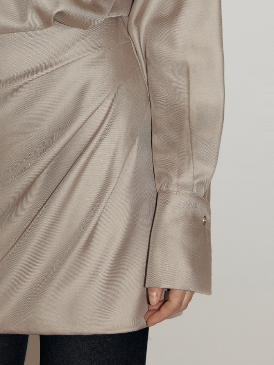 Купить Платье HARMONY COLD цвет серо-бежевый за 8 370 рублей