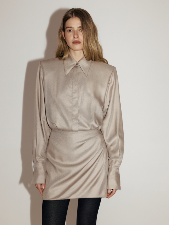 Платье HARMONY COLD цвет серо-бежевый за 8 370 рублей