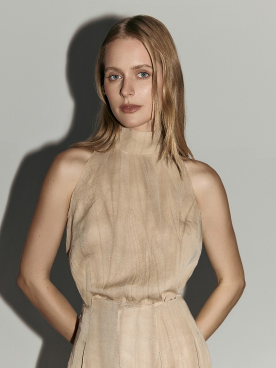 Топ SANDSTORM цвет бежевый