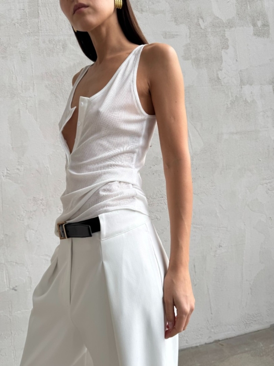 Майка PURE цвет белый