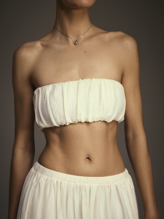 Топ CALYPSO цвет белый