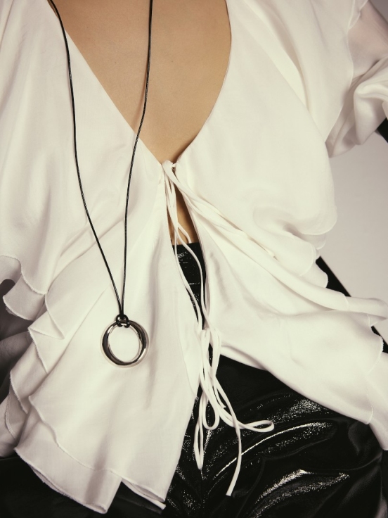 Купить Блуза ANTOINETTE цвет белый за 35 500 рублей