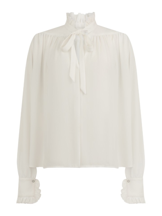 Блуза GIGI цвет белый за 31 900 рублей