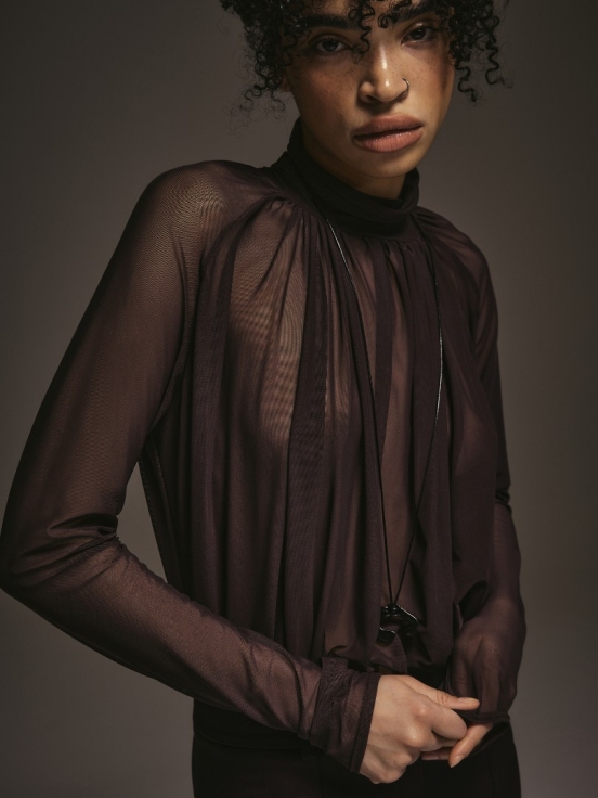 Боди ADELE цвет сиреневый