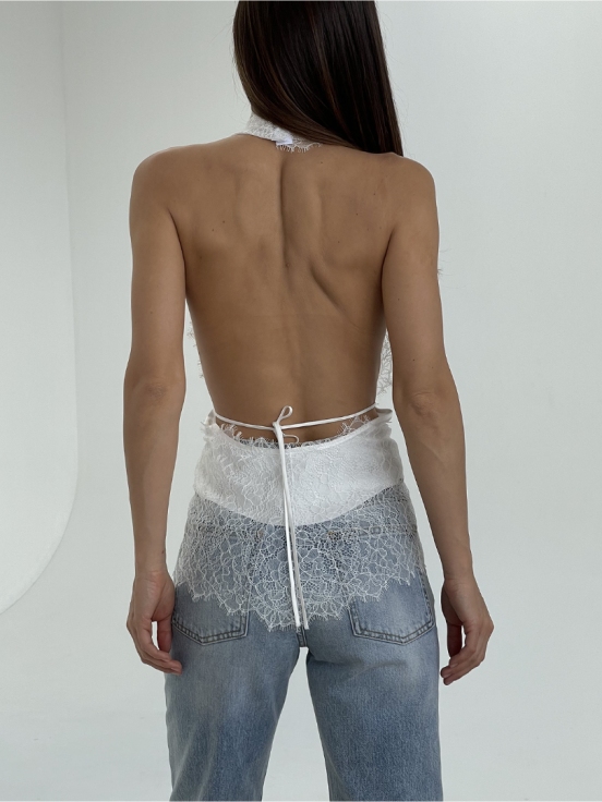 Топ MURR цвет белый