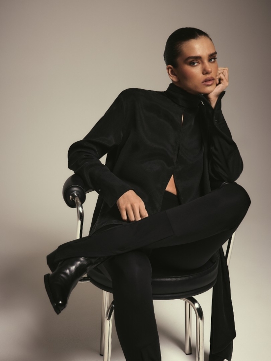 Блуза NOCTURNE цвет графитовый за 24 900 рублей