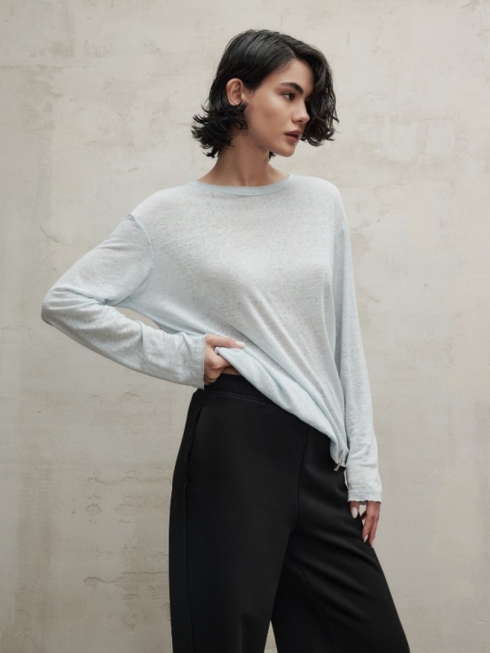 Лонгслив TRINITY цвет голубой за 12 900 рублей