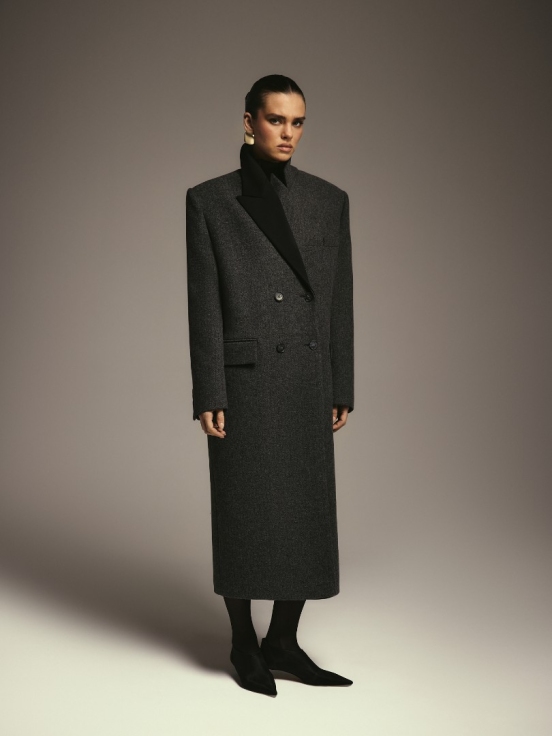 Пальто NOVEL цвет темно-серый