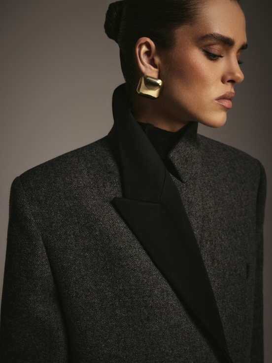 Пальто NOVEL цвет темно-серый за 55 920 рублей