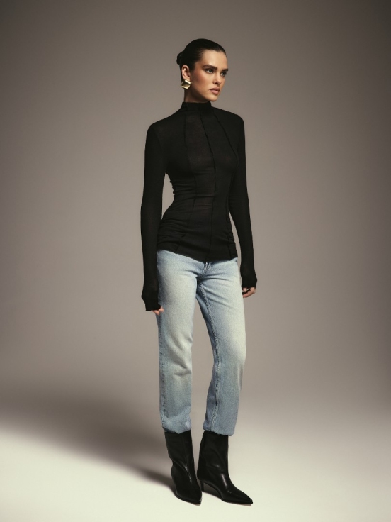 Лонгслив SIGNATURE цвет черный