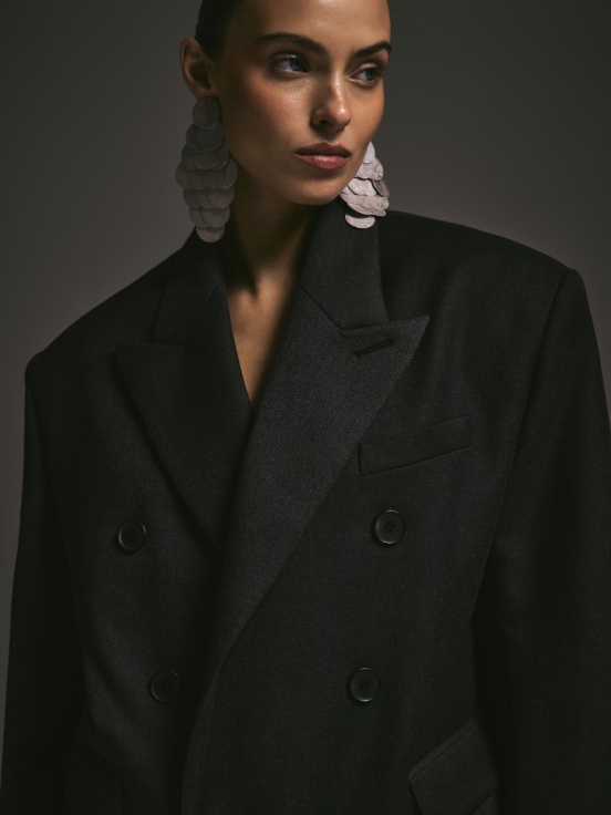 Купить Жакет MARI цвет серый за 49 000 рублей