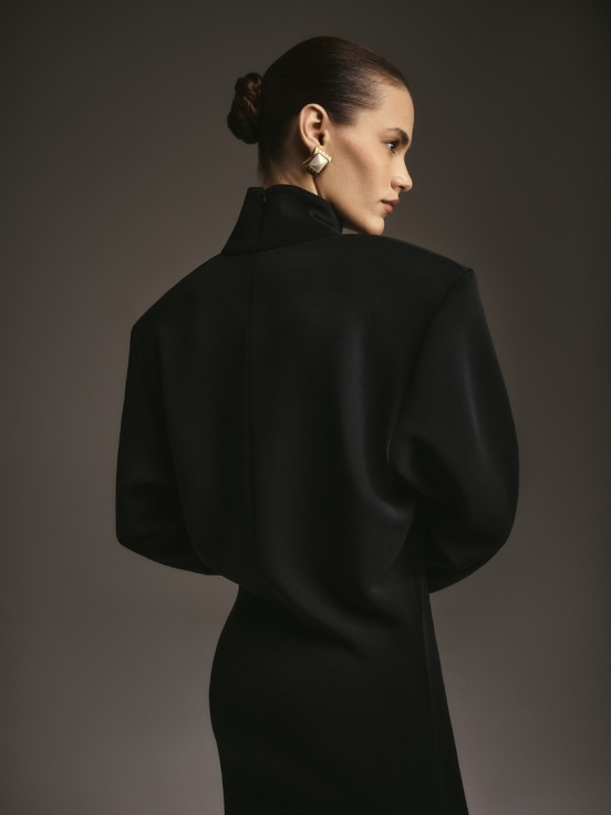 Купить Платье POEME mini цвет черный за 29 900 рублей