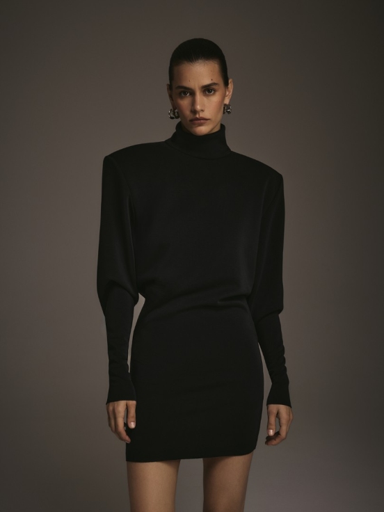 Платье POEME mini цвет черный