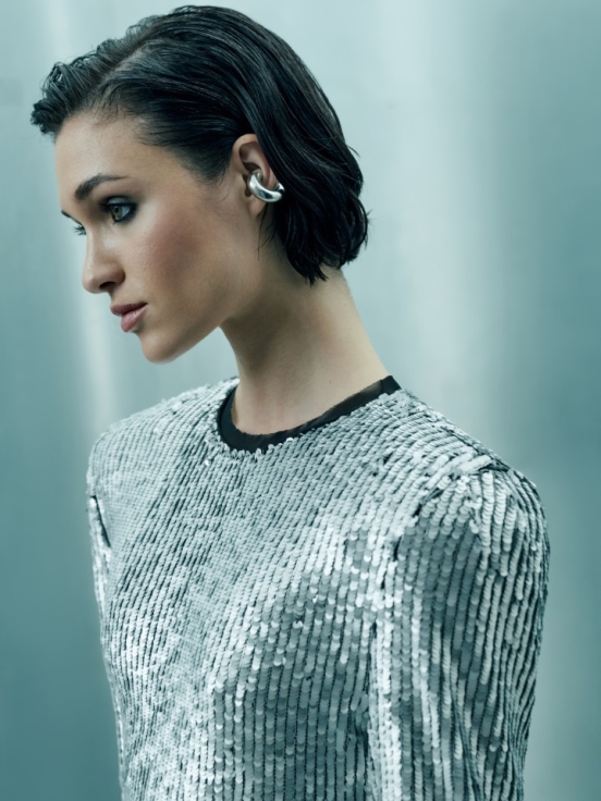 Купить Платье ONYX цвет серебро за 44 900 рублей