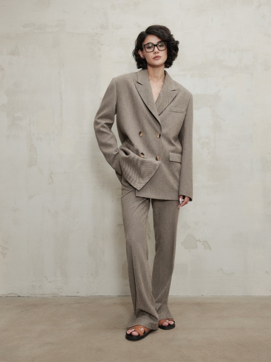 Купить Жакет TEDDY цвет бежевый за 27 500 рублей