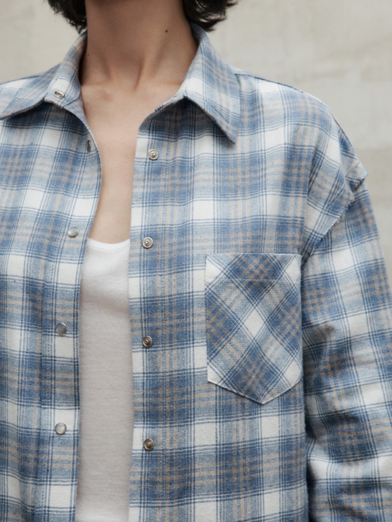 Купить Рубашка DALLAS цвет голубой за 16 900 рублей