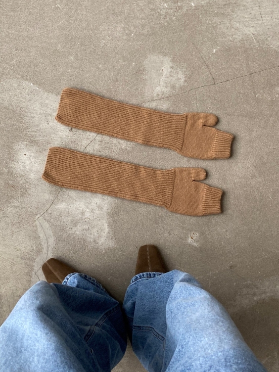 Митенки цвет бежевый