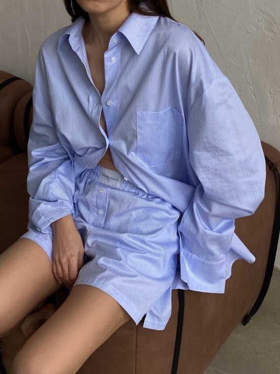 Шорты HONEY I'M HOME цвет синий