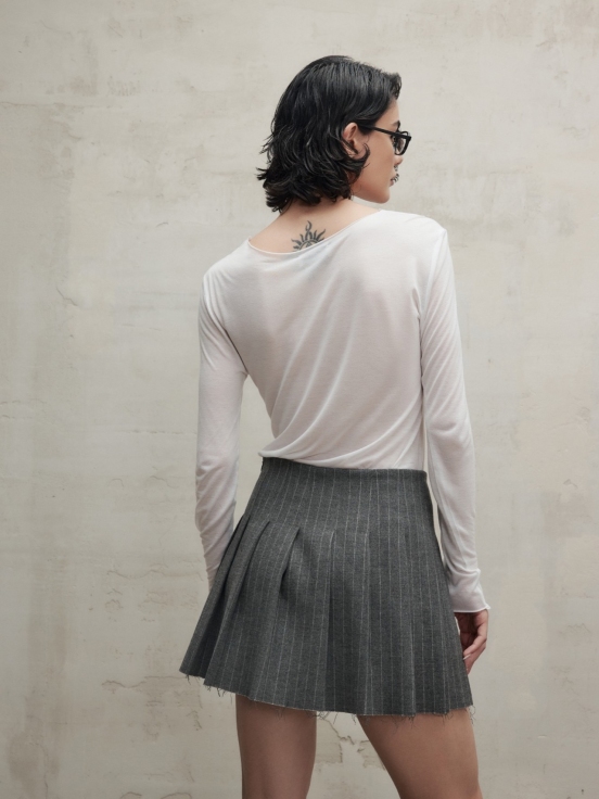 Юбка SCHOOL цвет серый