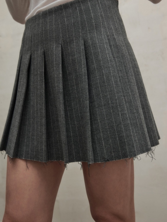 Юбка SCHOOL цвет серый за 19 500 рублей