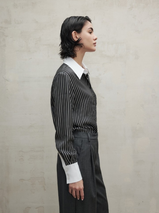 Купить Блуза AL CAPONE цвет черный за 15 000 рублей