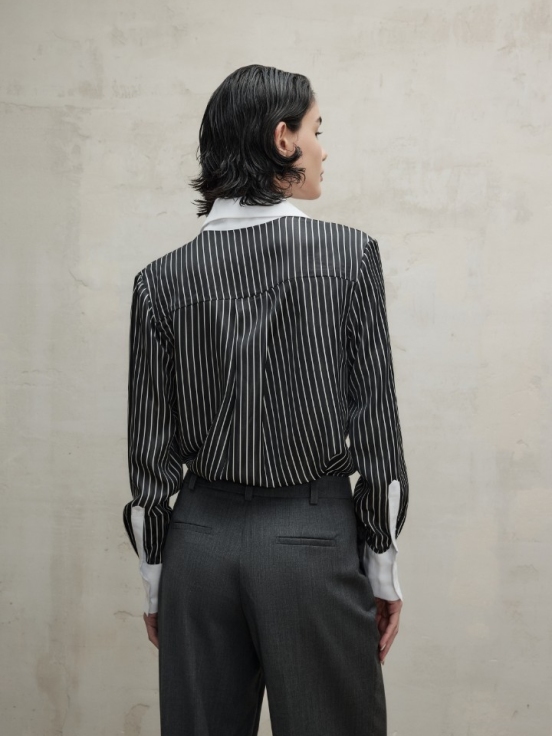 Блуза AL CAPONE цвет черный