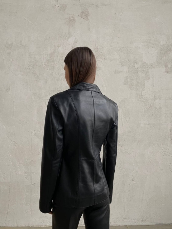 Купить Пиджак BLACK SKIN цвет черный за 77 000 рублей