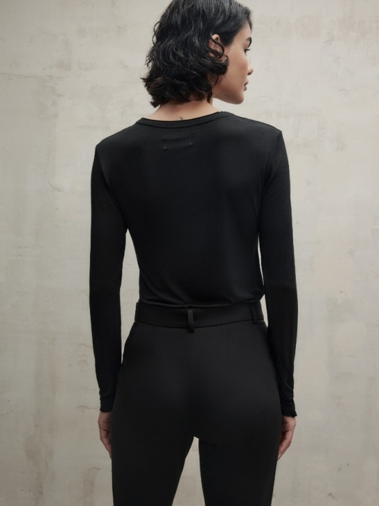 Лонгслив TRINITY LIGHT цвет черный