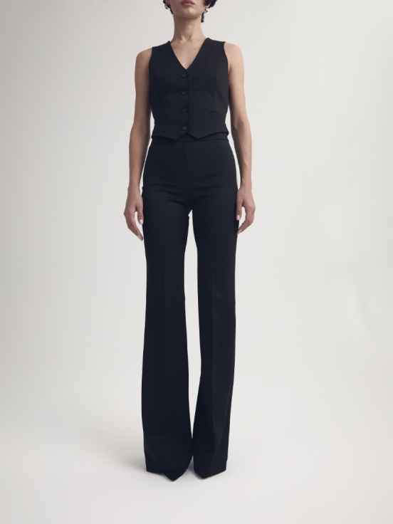 Брюки клеш WALL STREET цвет черный