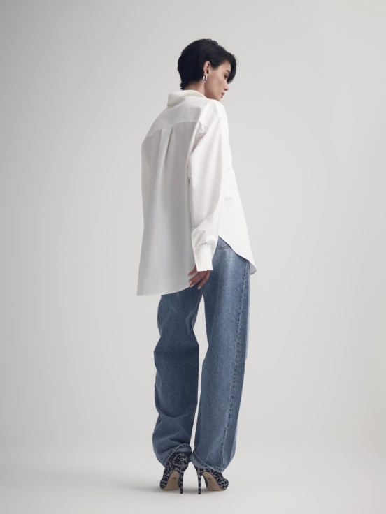 Купить Рубашка GENTLE цвет белый за 10 500 рублей