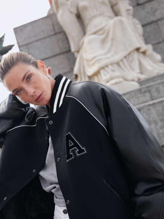 Купить Бомбер А цвет черный за 38 000 рублей