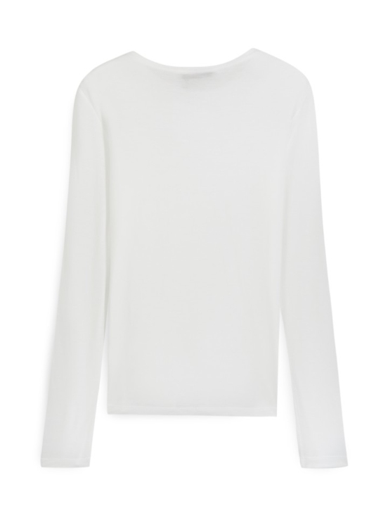 Купить Лонгслив BASIC цвет белый за 9 900 рублей