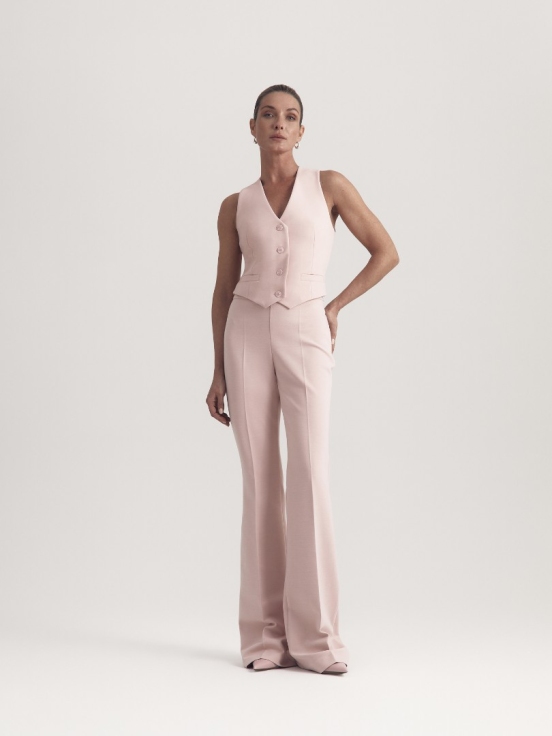 Брюки клеш PINK SORBET