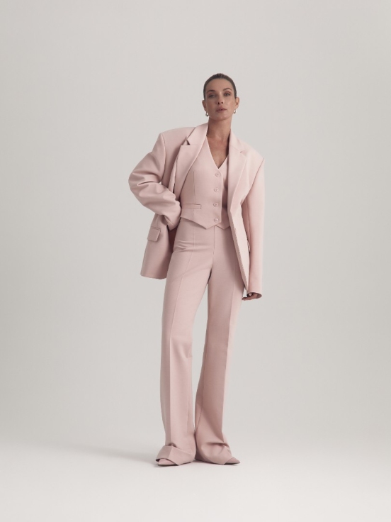 Брюки клеш PINK SORBET цвет розовый за 5 970 рублей