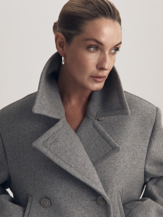 Купить Бушлат CROP PEA JACKET цвет серый за 13 500 рублей