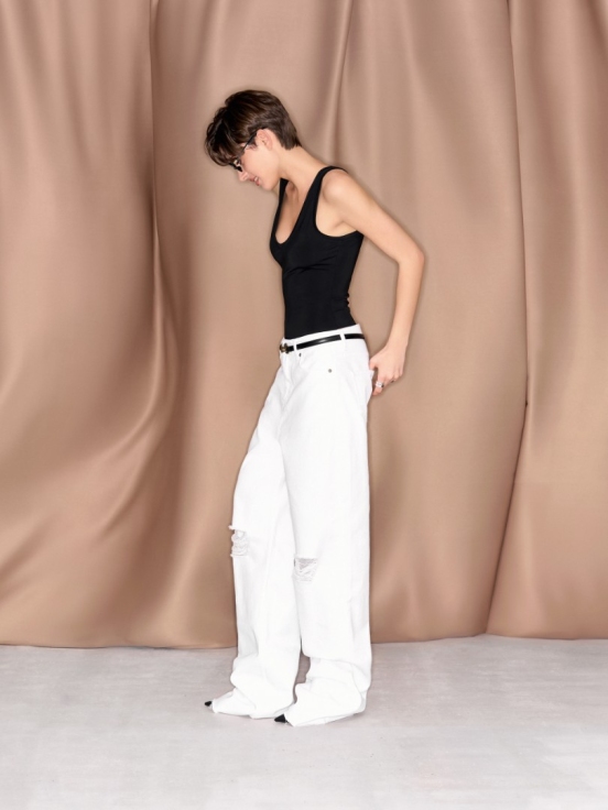 Джинсы ZNOI цвет белый