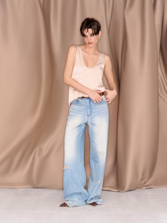 Джинсы WEST цвет голубой