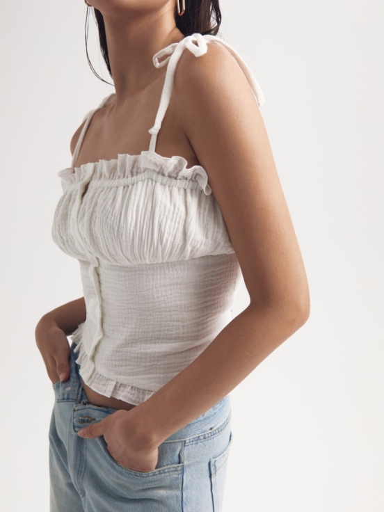 Топ IBIZA цвет белый