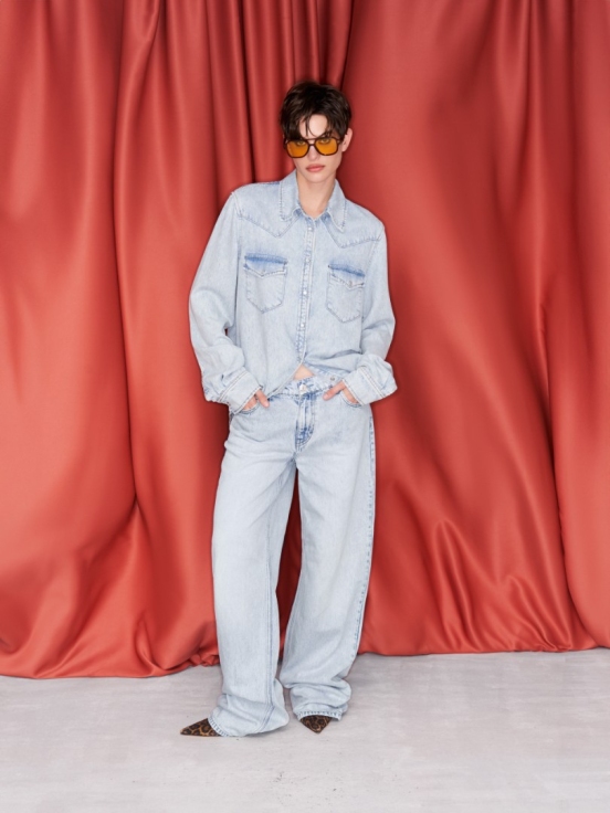 Рубашка CANADIAN SET цвет голубой