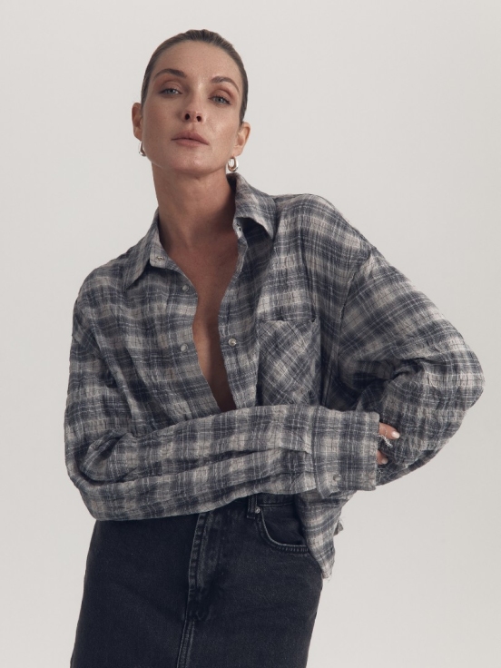 Рубашка BROTHER'S SHIRT цвет серый