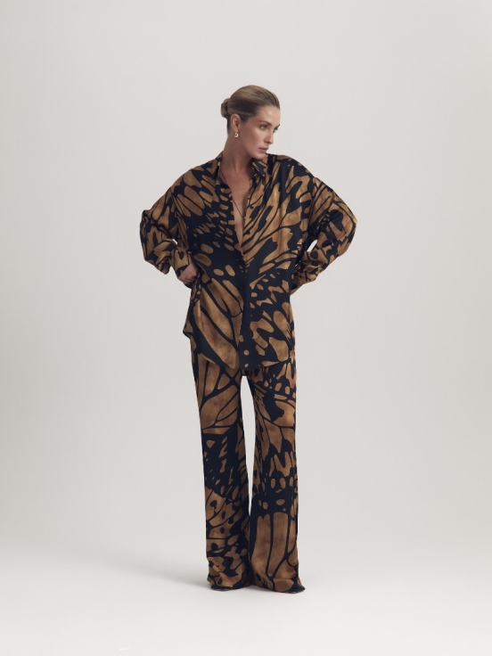 Брюки-клеш BUTTERFLY