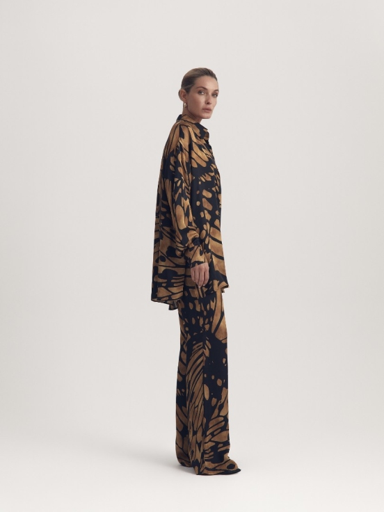 Купить Рубашка оверсайз BUTTERFLY