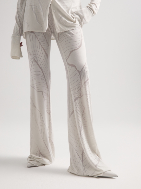 Брюки клеш POSITANO цвет белый